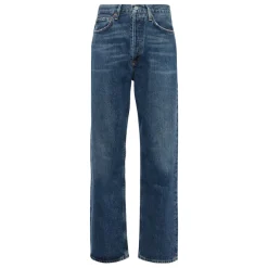 Jeans<Agolde 90'erne Straight Leg Jeans Essence Blå