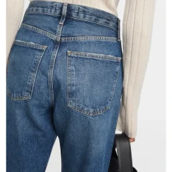 Jeans<Agolde 90'erne Straight Leg Jeans Essence Blå