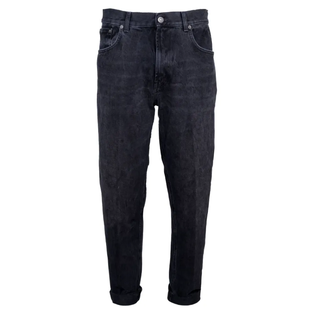 Jeans^Dondup Ervin Cropped Jeans Sort