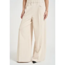 Bukser<Patrizia Pepe Essential Palazzo Bukser Beige