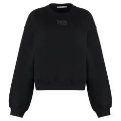 Sweatshirts^Alexander Wang Essential Terry Crew Sweatshirt Sort