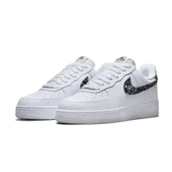 Sneakers<Nike Essential White Black Paisley Sneakers Hvid