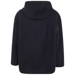 Striktrøjer & Sweatere<Studio Nicholson Etna Zip-through Hooded Jacket Blå