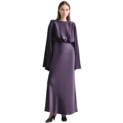 Kjoler^Altuzarra Evinka Silk Maxi Dress Lilla
