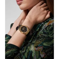 Ure<Philipp Plein Extreme Lady Crystal Horloge Sort
