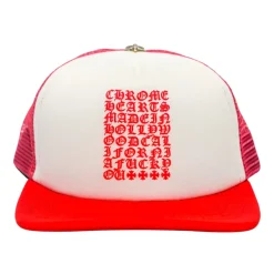 Huer, Kasketter & Hatte^Chrome Hearts Eyechart Trucker Hat Multifarvet