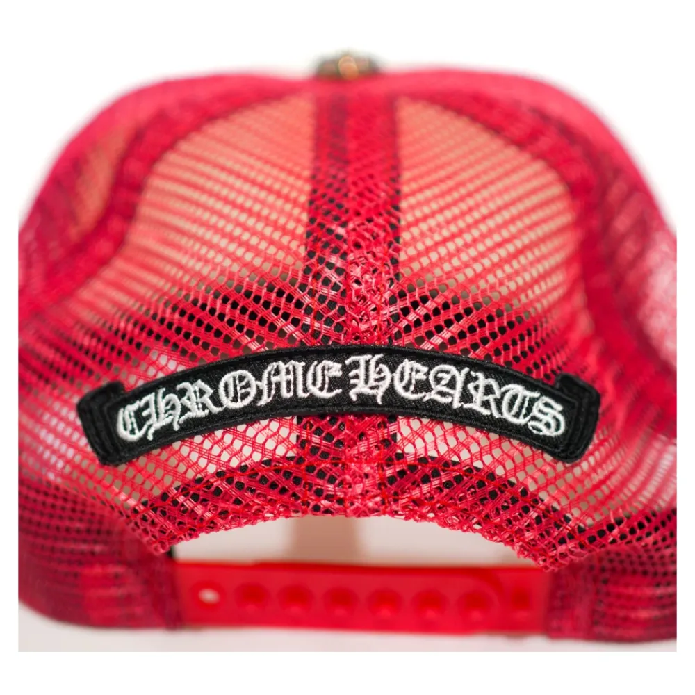 Huer, Kasketter & Hatte^Chrome Hearts Eyechart Trucker Hat Multifarvet