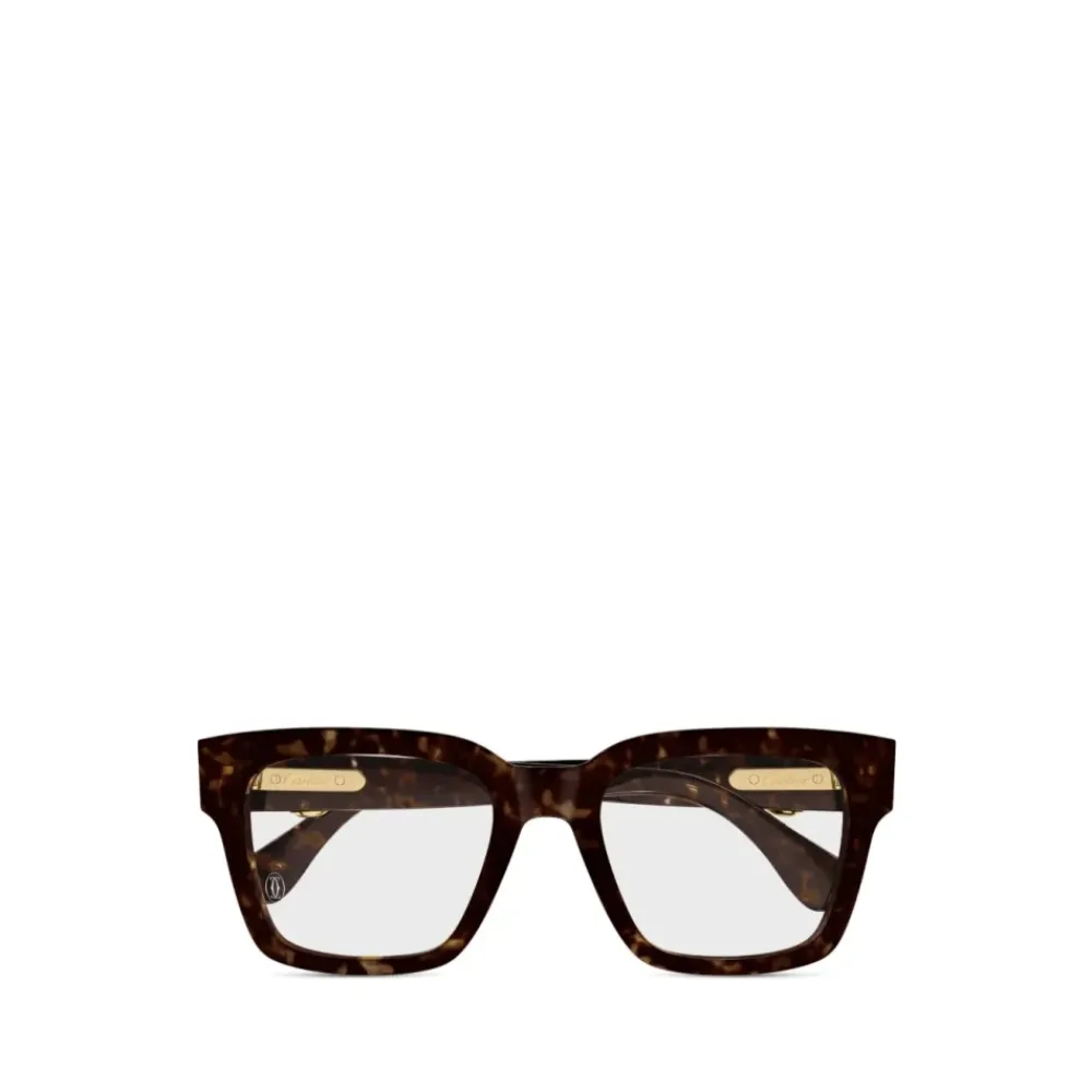 Briller<Cartier Eyeglasses Brun