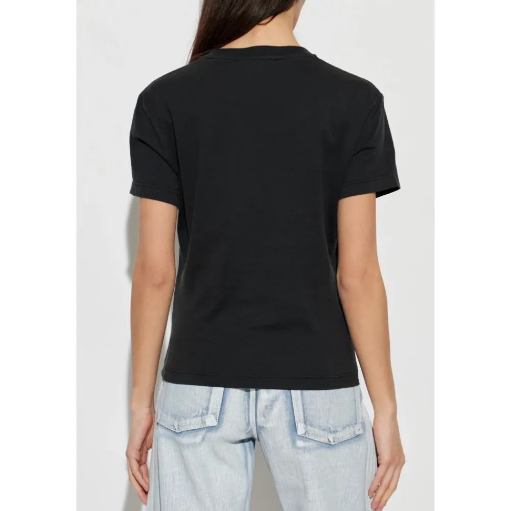 T-Shirts^Acne Studios Face Logo T-Shirt Sort