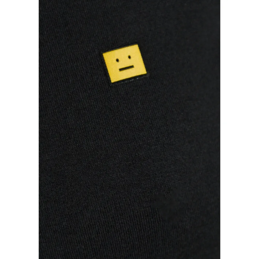 T-Shirts^Acne Studios Face Logo T-Shirt Sort