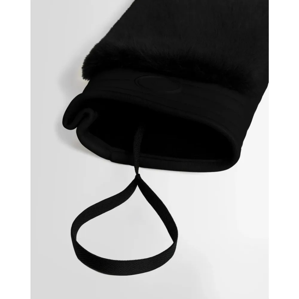 Handsker|Handsker<Fusalp Fake Fur Ski Handsker Sort