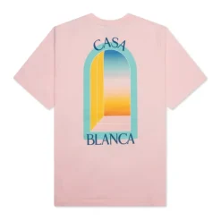 T-Shirts^Casablanca Farverig T-shirt Pink