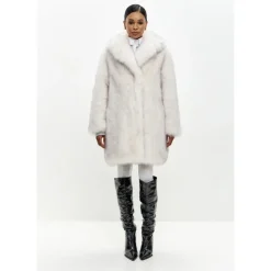 Jakker<Cesare Gaspari Faux Fur & Shearling Jackets Grå