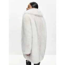 Jakker<Cesare Gaspari Faux Fur & Shearling Jackets Grå
