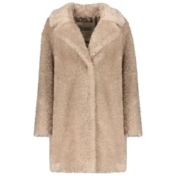 Frakker^Herno Faux Fur Lapel Krave Frakke Beige