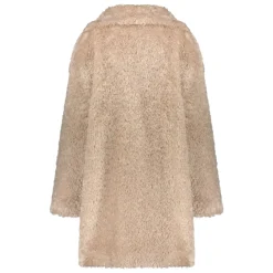 Frakker^Herno Faux Fur Lapel Krave Frakke Beige