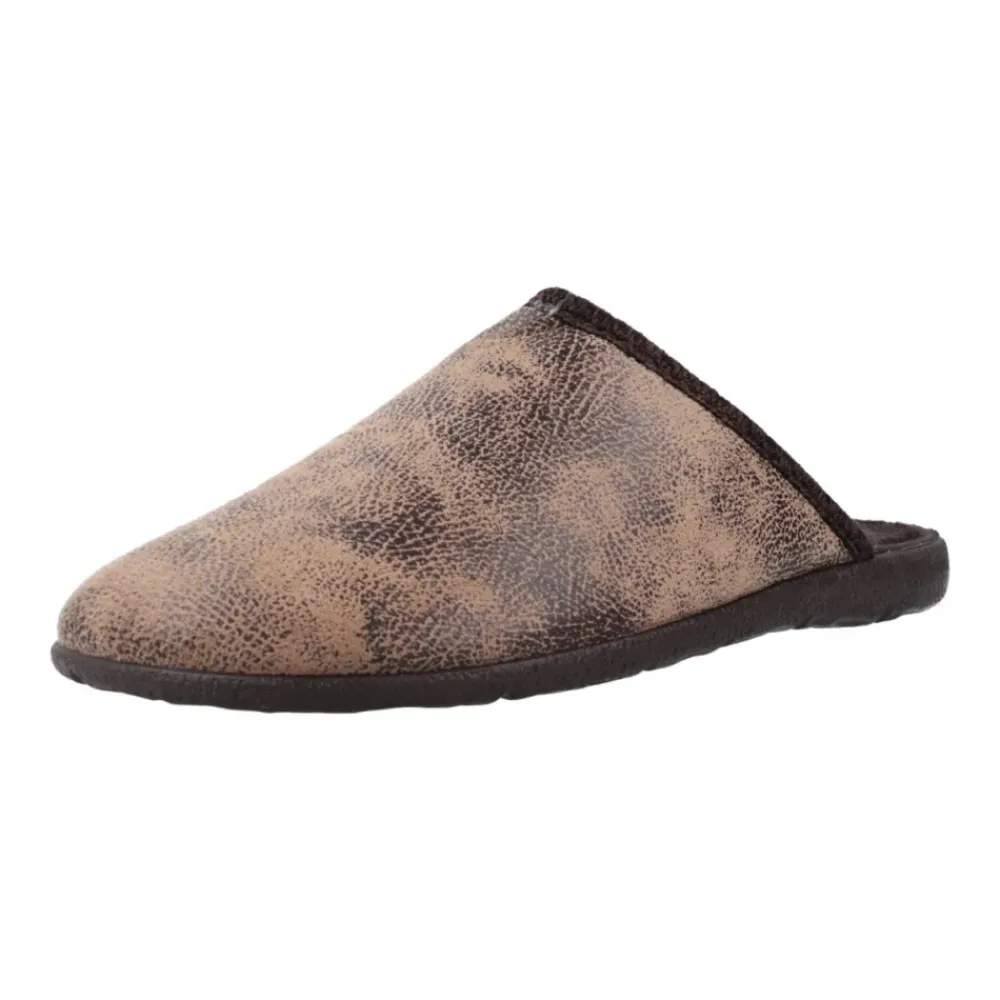 Hjemmesko<Victoria Faux Leather Comfort Slippers Brun