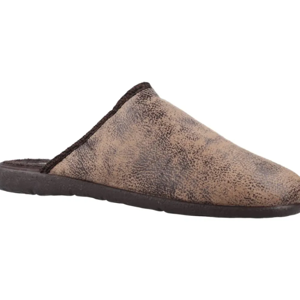 Hjemmesko<Victoria Faux Leather Comfort Slippers Brun