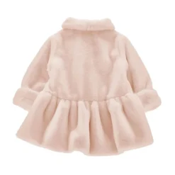 Jakker^Monnalisa Faux-fur Peplum Frakke Pink