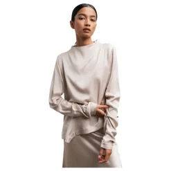 Bluser & Skjorter^Ahlvar Gallery Faye silkebluse Beige
