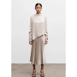 Bluser & Skjorter^Ahlvar Gallery Faye silkebluse Beige