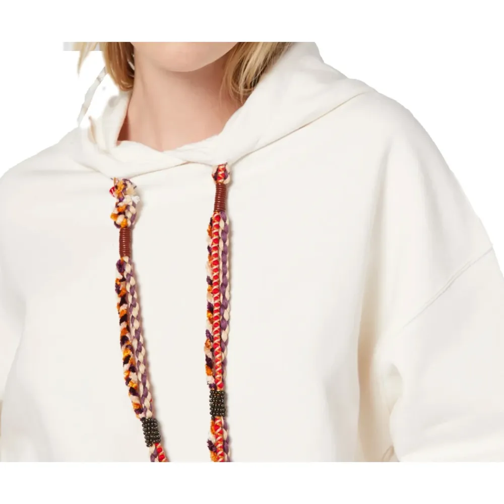 Striktrøjer & Sweatere<Dondup Felpa Hvid