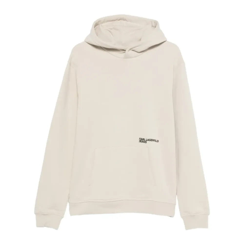 Trøjer<Karl Lagerfeld Felpa Beige