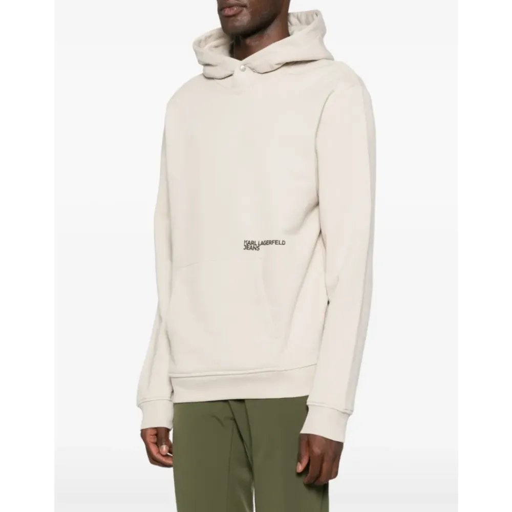 Trøjer<Karl Lagerfeld Felpa Beige