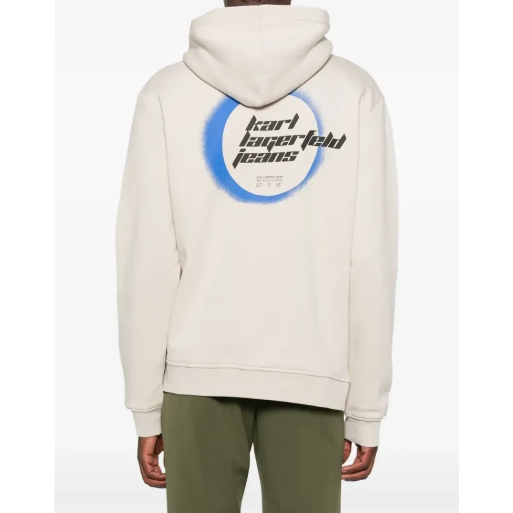 Trøjer<Karl Lagerfeld Felpa Beige