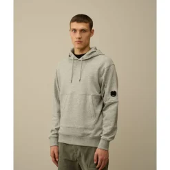 Trøjer^C.P. Company Felpa C/Cappuccio Grå
