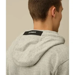 Trøjer^C.P. Company Felpa C/Cappuccio Grå