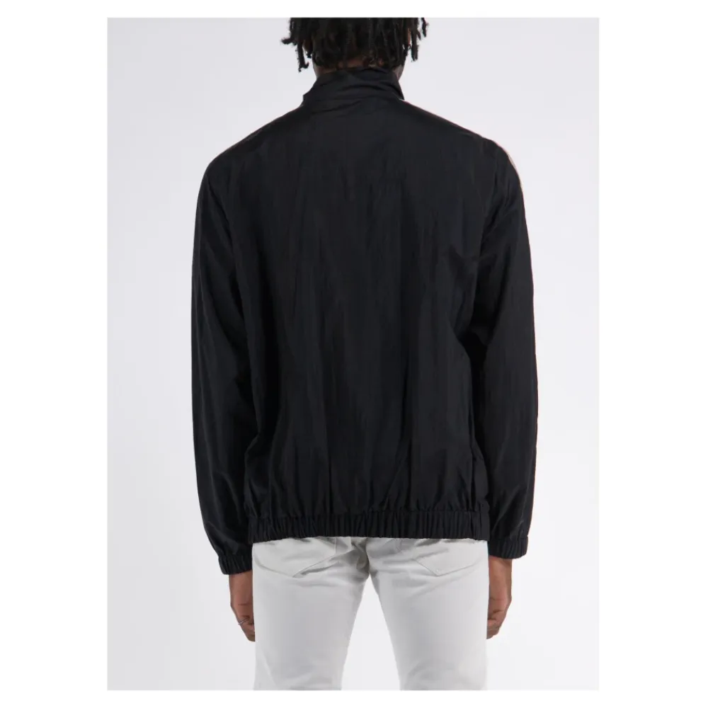 Træningsjakker<Palm Angels Felpa Nylon Track Sort