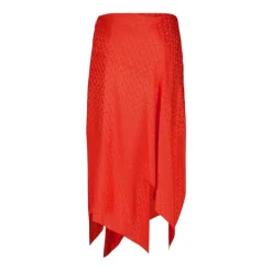 Nederdele^Fendi FF Jacquard Midi Skirt Rød