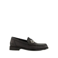 Loafers^Fendi FF Metal Loafers Sort
