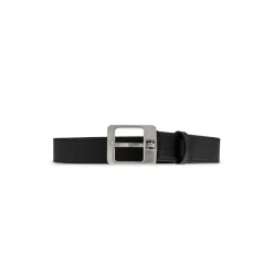 Bælter<Fendi FF Monogram Buckle Leather Belt Sort
