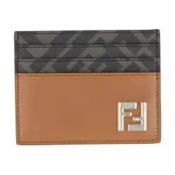 Punge & Kortholder^Fendi FF Squared Card Holder Brun