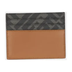 Punge & Kortholder^Fendi FF Squared Card Holder Brun