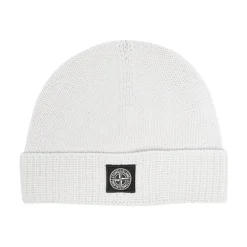 Huer, Kasketter & Hatte|Huer & Kasketter^Stone Island Fine Knit Beanie Grå