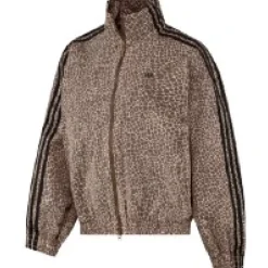 Træningsjakker<Adidas Firebird Oversized AOP Denim Jacket Multifarvet