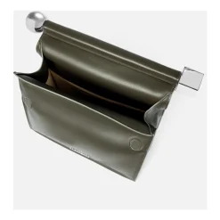 Clutch<Jacquemus Firkantet Rund Clutch Taske Mørk Khaki Grøn