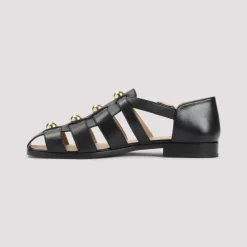 Sandaler<Valentino Garavani Fisherman Studshield Sandaler Sort