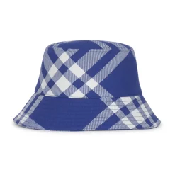 Huer, Kasketter & Hatte^Burberry Fishermans Cap i sæsonbetonede tern Blå