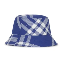 Huer, Kasketter & Hatte^Burberry Fishermans Cap i sæsonbetonede tern Blå