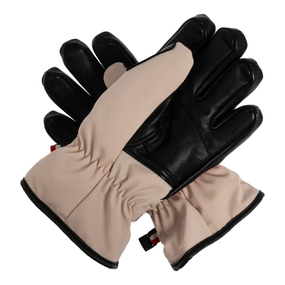 Vanter^Moncler Five-Finger Handsker Beige
