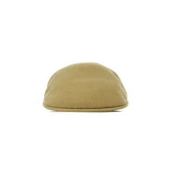 Huer, Kasketter & Hatte^Kangol Flad Kasket Kameluld Broderet Logo Brun