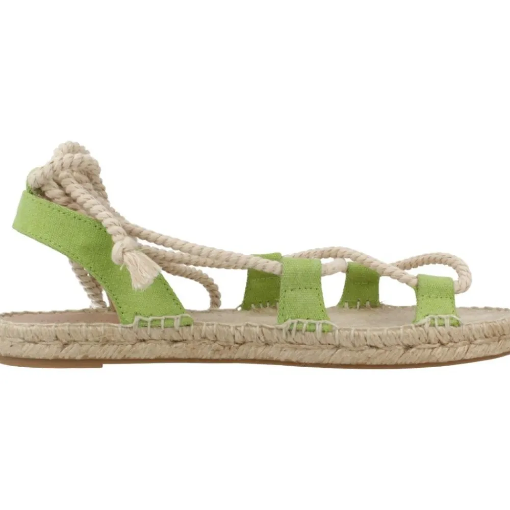 Sandaler<Yellow Flade sandaler til kvinder Grøn