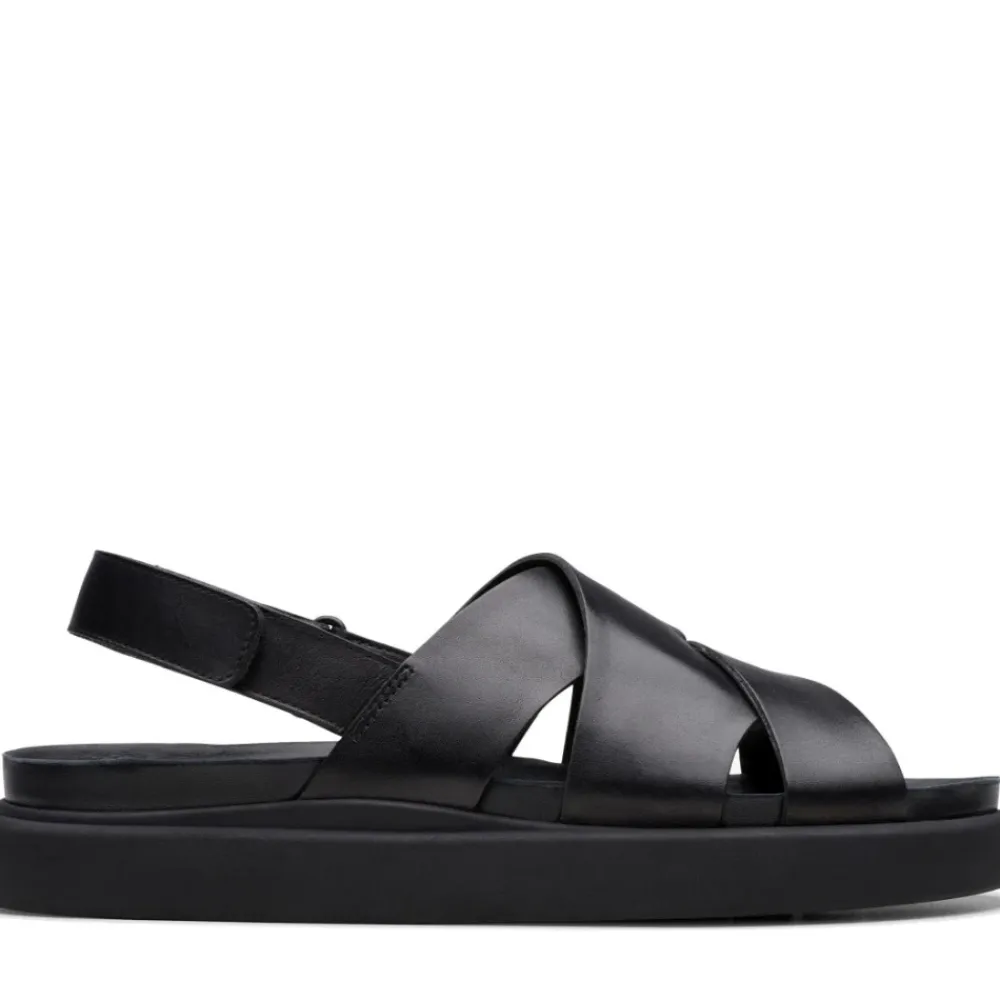 Sandaler^Clarks Flade Sandaler til Solen Sort