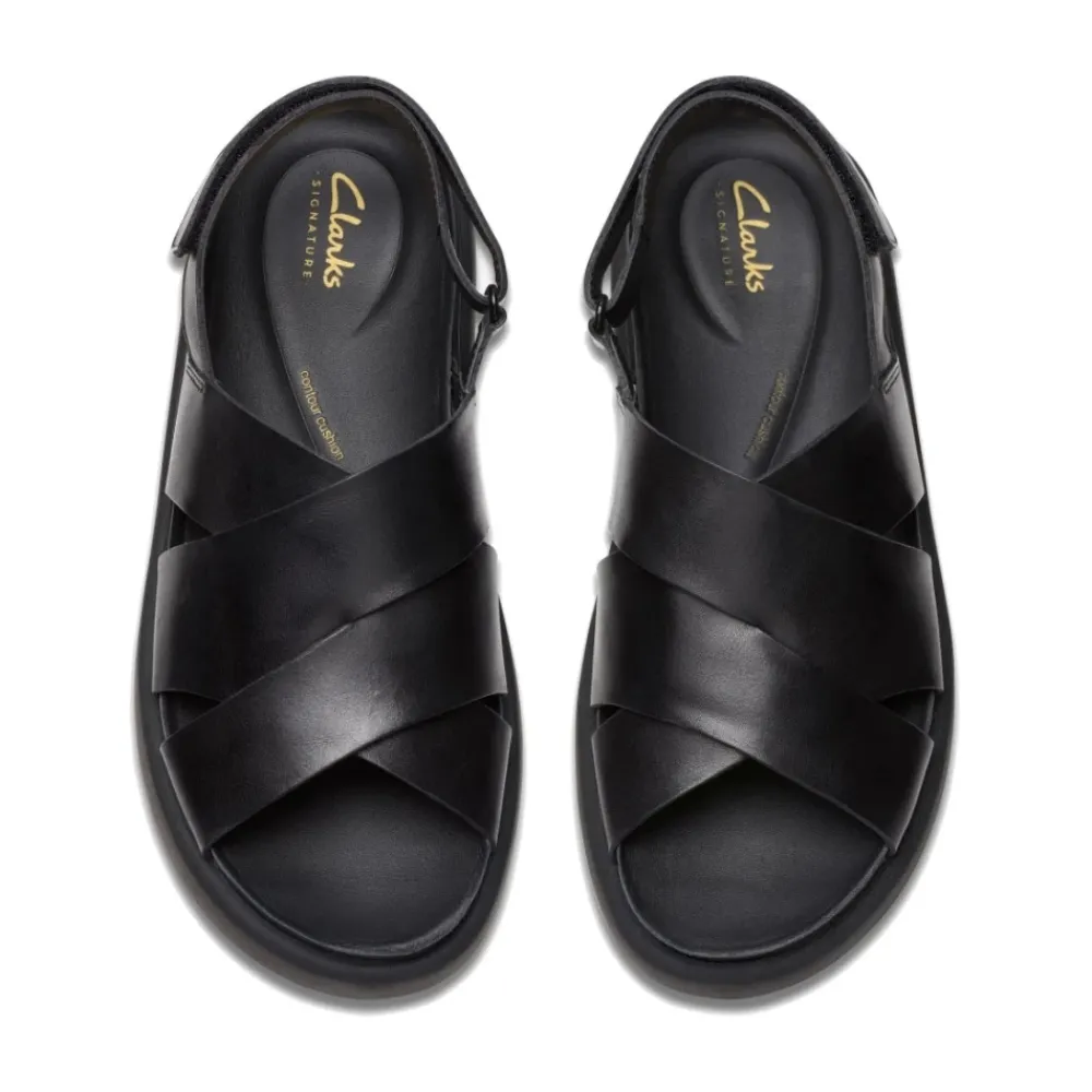 Sandaler^Clarks Flade Sandaler til Solen Sort