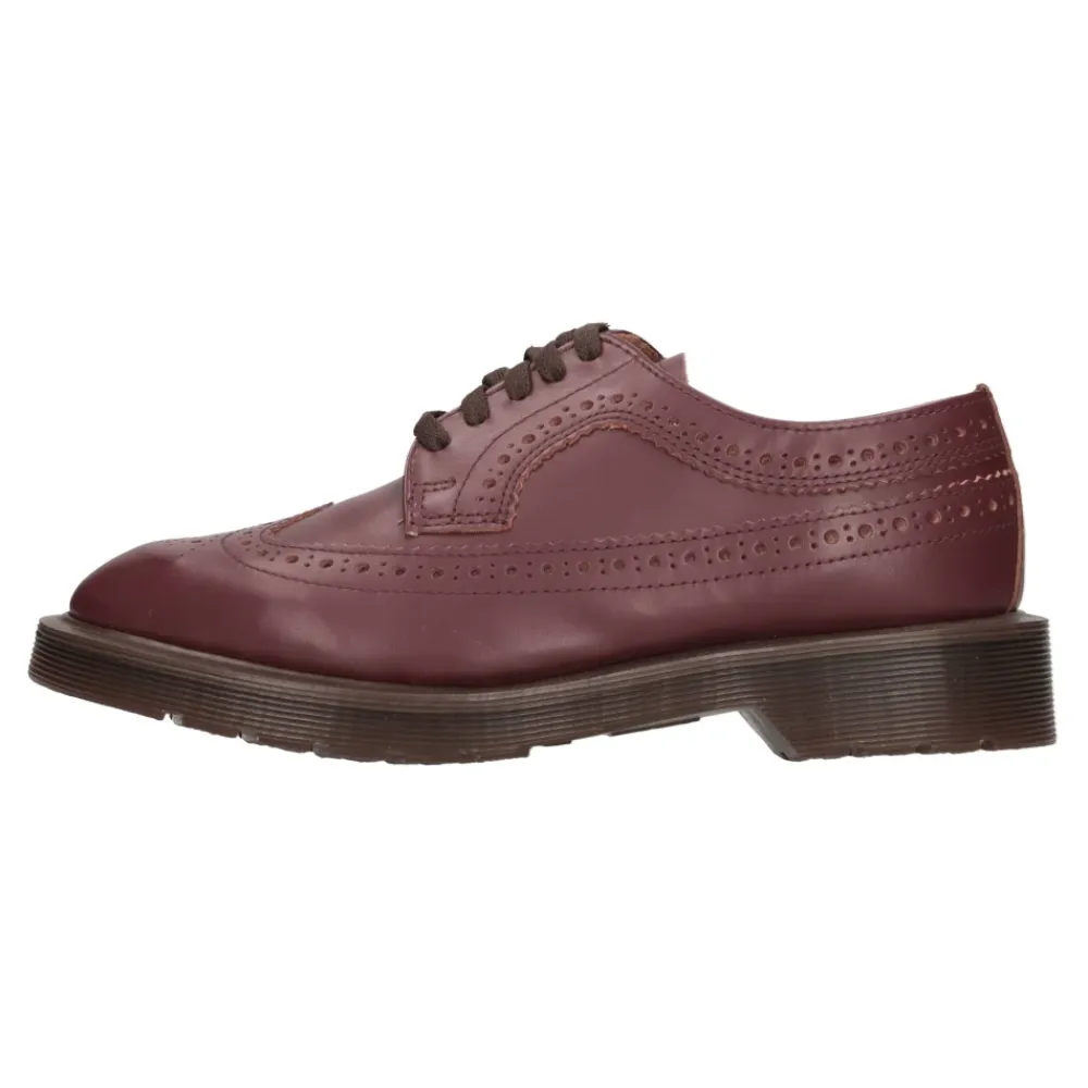 Snøresko<Dr. Martens Flade sko Bordeaux Rød
