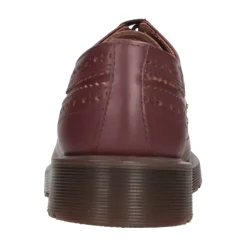 Snøresko<Dr. Martens Flade sko Bordeaux Rød